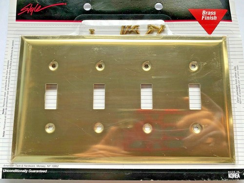 Toggle brass quad - 4,