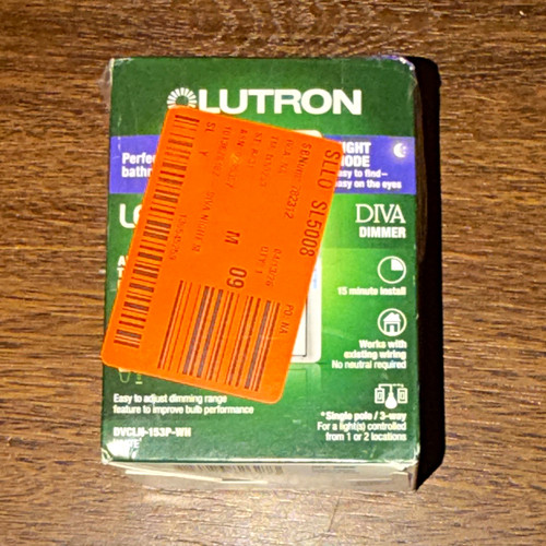 Lutron diva led dimmer - led+, wall