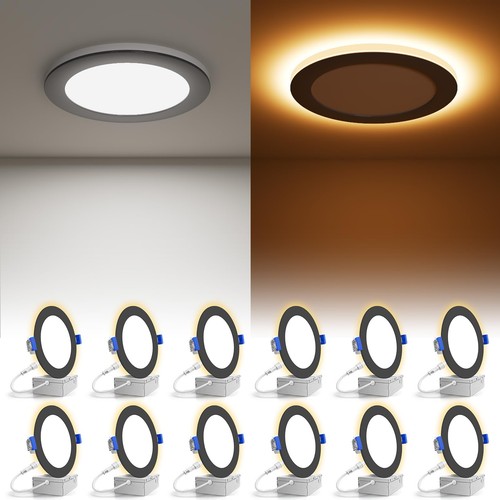 Pack 5cct black led - 6'',