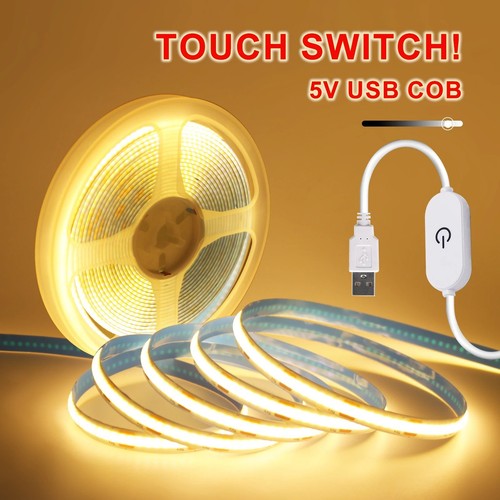 Usb cob led - strip, 5v