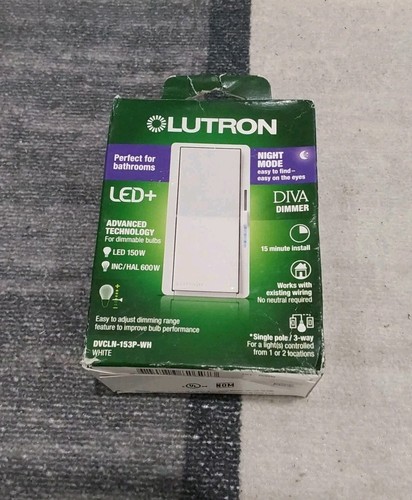 Lutron diva led dimmer switch - led+,