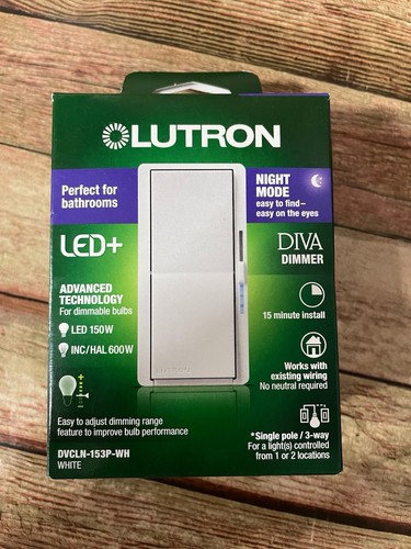 Lutron diva led dimmer - led+,