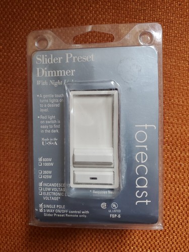 Forecast slide dimmer switch - dimmer,