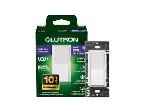 Lutron diva led dimmer - diva, led+