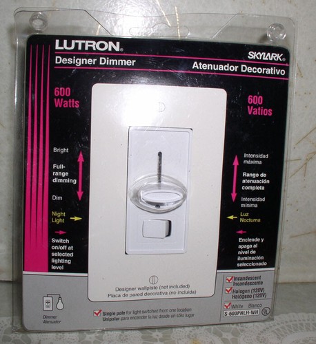 New lutron designer dimmer - new, 600