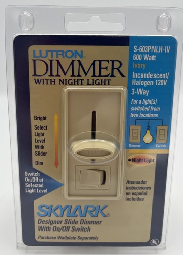 New lutron dimmer - new, night