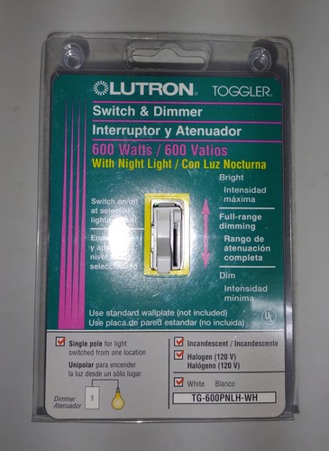 Lutron toggler switch dimmer - toggler,