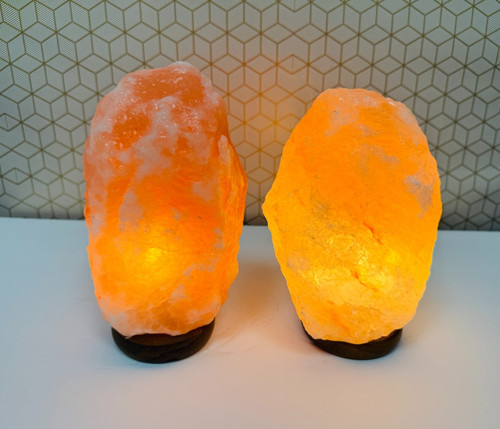Himalayan pink salt lamp - salt,